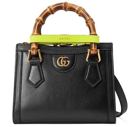 gucci tote neon|Gucci diana mini tote.